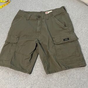 Wrangler Cargo Shorts Mens 33 Outdoor Gorpcore Relaxed Fit Casual Skater
